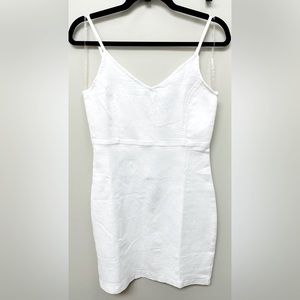 NWT, Derek Heart Denim White Dress, Size Small